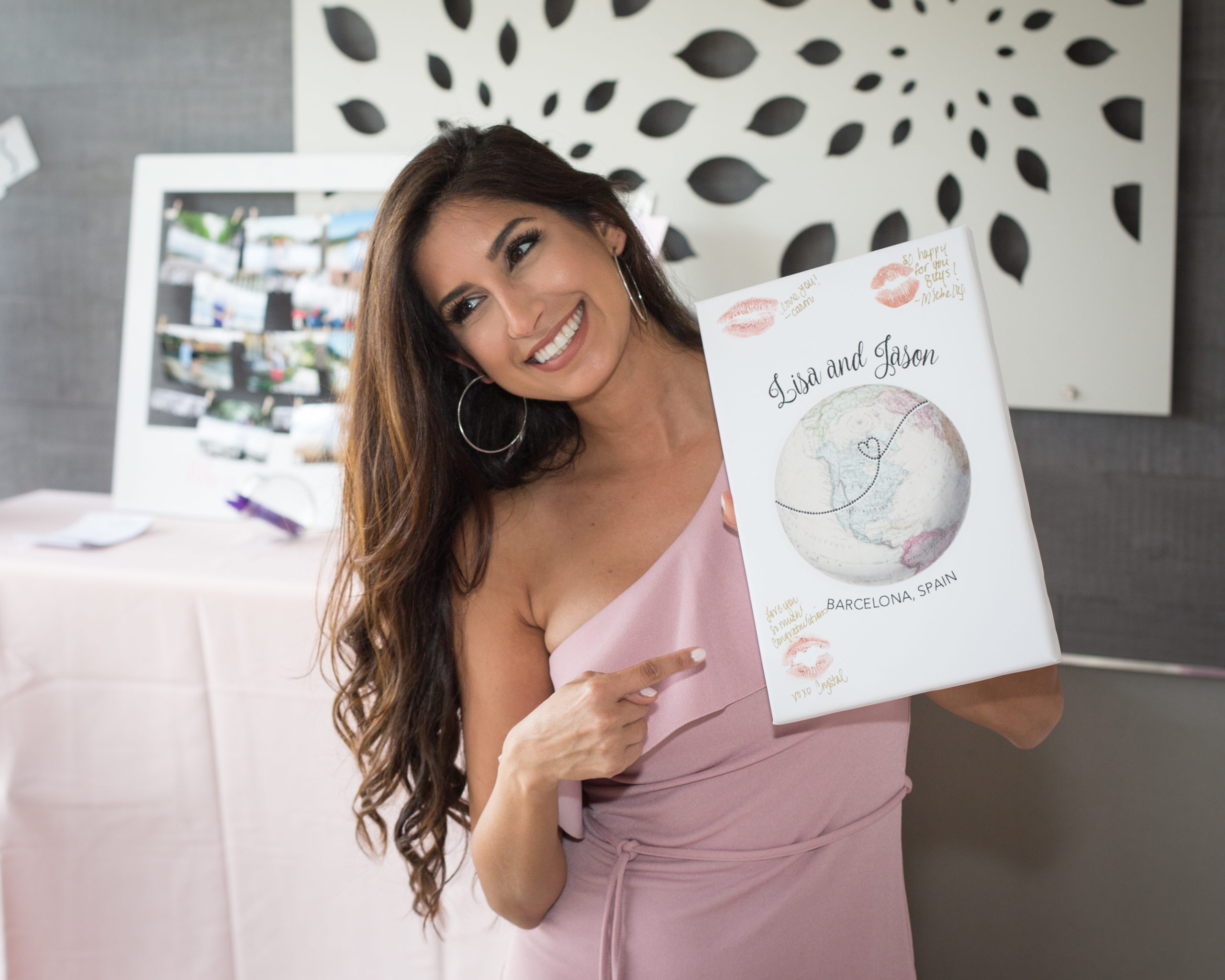 The best bridal shower guest book ideas with a travel theme