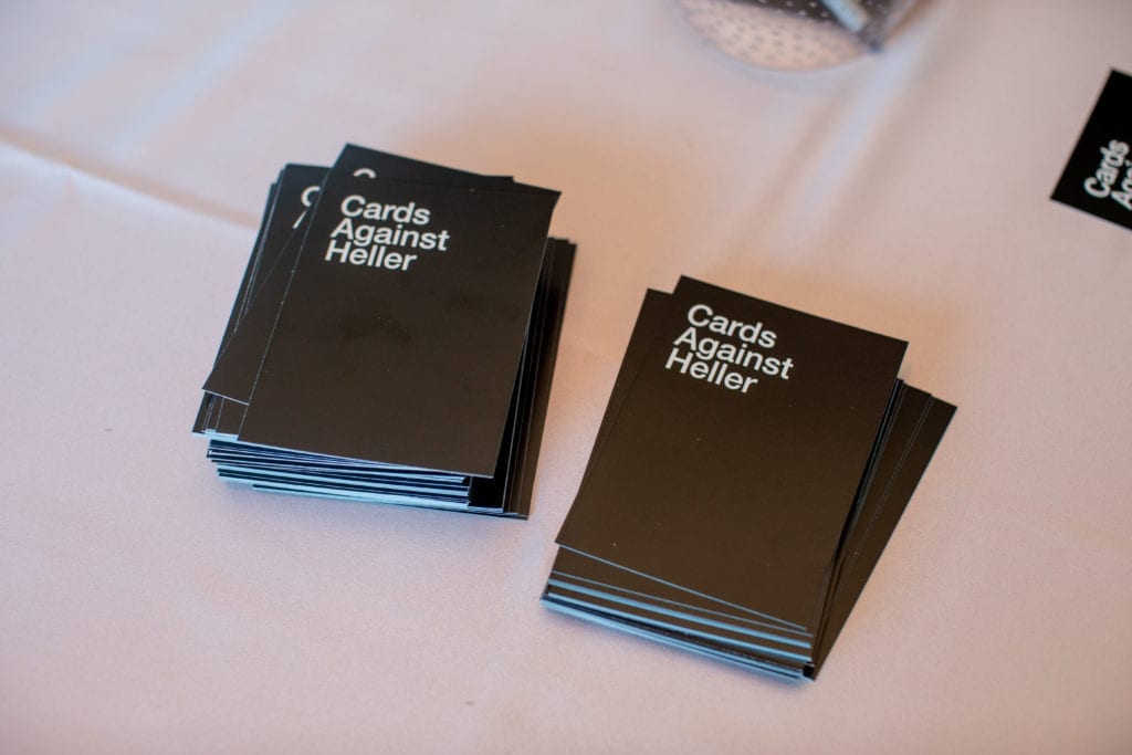 custom wedding cards against humanity cards in black