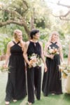 black bridesmaids jumpsuit