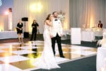 bride is in awe of her ballroom reveal at jw marriott miami wedding